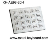 فولاد ضد زنگ صنعتی کیوسک صفحه کلید، ضد آب، گرد و غبار صفحه کلید ضد