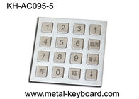 4 X 4 ماتریس درب دسترسی صفحه کلید با ناهموار مواد فولاد ضد زنگ