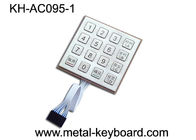 صفحه کلید خرابکاری فولاد ضد زنگ، صفحه کلید در فضای باز دسترسی ورود با 16 کلید - ضد