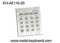 خرابکاری اثبات صفحه کلید فولاد ضد زنگ با 20 کلید، درب ورودی صفحه کلید