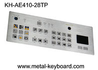 صفحه لمسی 28 کلید صنعتی فلزی صفحه کلید فلزی تخت ماتریس دکمه ها