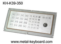 Anti - vandal Industrial Metal Kiosk Keyboard with Laser Trackball , dustproof keyboard