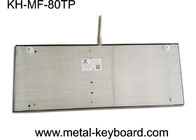 صفحه کلید فولادی ضد زنگ مقاوم در برابر آب 30 میلی آمپر 43 کلید با ماوس تاچ پد