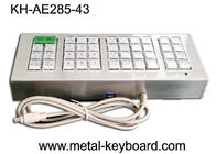 43 دکمه سفارشی صفحه کلید فلزی کیوسک، اثبات هوای مقاوم در برابر انفجار ضد زنگ فولاد ضد زنگ