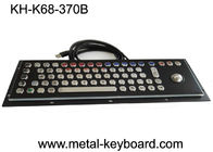 صفحه کلید PC کامپیوتر صنعتی، صفحه کلید فولاد ضد زنگ صفحه کلید سیاه و سفید