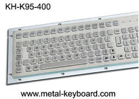FCC 95 Keys Panel Mount Keyboard Industrial Keyboard with Trackball Standard PC Layout