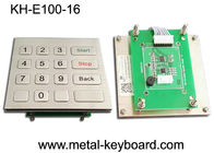 رابط USB فلزی عددی صفحه کلید فولاد ضد زنگ مواد با 16 کلید مسطح