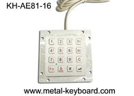 ضد - خرابکاری فلزی کیوسک صفحه کلید IP65، 16 صفحه کلید کلیدی هوا