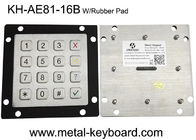 PS / 2 4X4 Layout Ruggedized Metal Keypad FCC برای کیوسک