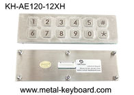 صفحه کلید فلزی سفارشی فولاد ضد زنگ 12 کلید FCC در خروجی ماتریس