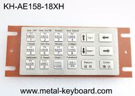 صفحه کلید 18 کلید صفحه کلید حل فلزی صفحه کلید 5VDC فولاد ضد زنگ