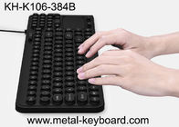 صفحه کلید لاستیکی سیلیکونی صنعتی مقاوم با 106 کلید با صفحه لمسی پلاستیکی