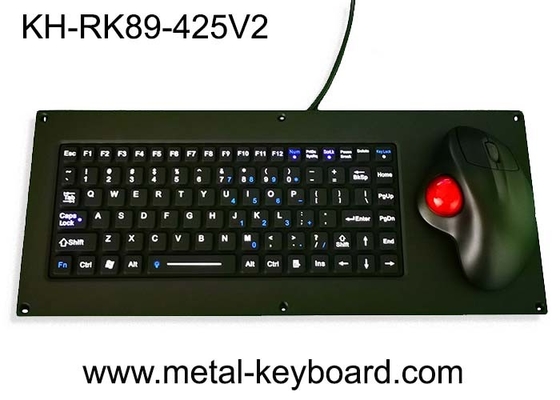 صفحه کلید سیلیکونی IP65 صفحه کلید نصب پنل USB با ماوس ترکبال ارگونومیک