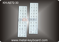 صفحه فلزی نصب شده صفحه کلید مکانیکی سفارشی صنعتی برای اطلاعات معدن - کیوسک