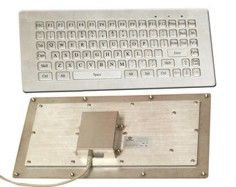 85 Keys Ruggedized Keyboard , Industrial Computer Metal Kiosk Keyboard