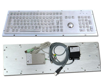خرابکاری - صفحه کلید مقاومت IP65 صنعتی با کامپیوتر از 25MM فلزی گوی