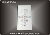 24 کلید صفحه کلید فلزی صنعتی مقاوم با نصب بالای صفحه