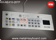 صفحه لمسی 28 کلید صنعتی فلزی صفحه کلید فلزی تخت ماتریس دکمه ها