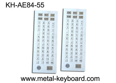 55 Keys Keyboard Industrial Metal Keyboard Anti Vandal با چیدمان سفارشی