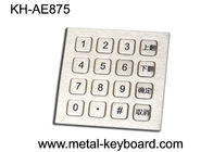 مقاومتی 16 کلید فولاد ضد زنگ صفحه کلید عددی با سوار بالا پانل