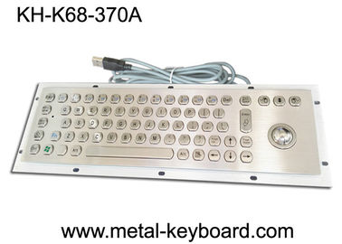 Mounted 67 Keys Industrial Computer Keyboard , Dust Proof Keyboard In Metal