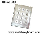 فلزی پنل کوه صفحه کلید با 12 کلید برای سیستم کنترل دسترسی