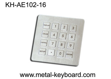 Vandal resistant Industrial Metal Numeric Keypad 4x4 16 keys design