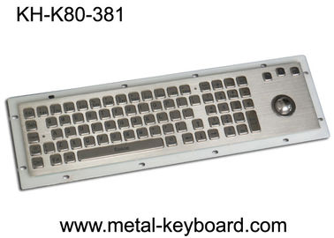 کلید 80 کلید IP65 دارای صفحه کلید فلزی صنعتی با کلید ماوس ردبول و صفحه کلید عددی است