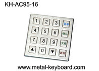 صفحه کلید صنعتی فلزی عددی 4 X 4 Matrix، IP 65 صفحه کلید ضد آب