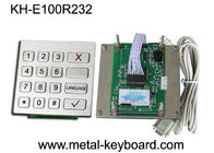 دستگاه کیوسک ضد انطباق / ATM دستگاه های کنترل فلز صفحه کلید عددی در فضای باز، 16 کلید عملکرد