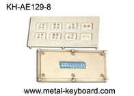 صفحه کلید مقاوم در برابر فلز، کیبورد صفحه کلید صنعتی، ورودی صنعتی ضد آب صفحه کلید 8 کلید های عملکردی
