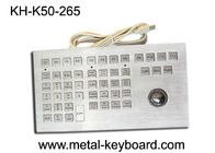 ضد آب IP65 نرخ صفحه کلید صنعتی با Trackball فلزی ناهموار فلزی