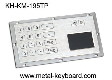 Metallic Numeric Industrial Keyboard with Touchpad 16 Keys Dust Proof