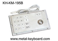 Metal Access Kiosk Digital Stainless Steel Keyboard with trackball