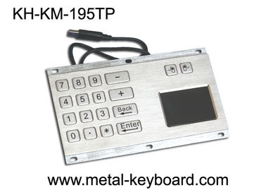 IP65 Rate Kiosk Numeric Panel Mount Keyboard  , Rugged Keyboard Metal