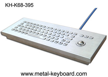 IP65 صنعتی فلزی صفحه کلید ناهموار با گوی، صفحه کلید کامپیوتر رومیزی