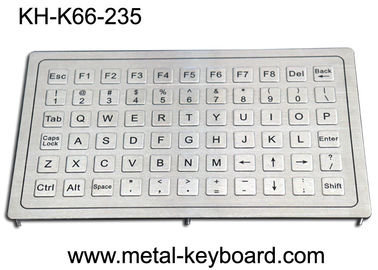 صفحه کلید 20 میلی آمپر PS2 مقاوم از جنس استنلس استیل 800dpi Panel Mount 66 Keys