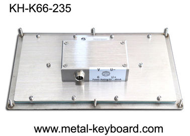 صفحه کلید 20 میلی آمپر PS2 مقاوم از جنس استنلس استیل 800dpi Panel Mount 66 Keys