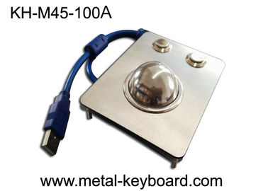 پانل ضد آب نصب شده ماوس صنعتی Trackball Mouse W / 38mm از جنس استیل ضد زنگ