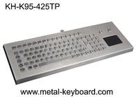 صفحه کلید فولاد ضد زنگ PS / 2 USB Desktop IP65