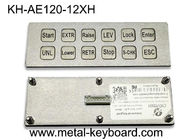صفحه کلید ماتریس 12 کلید 2X6 صفحه کلید از جنس استنلس استیل