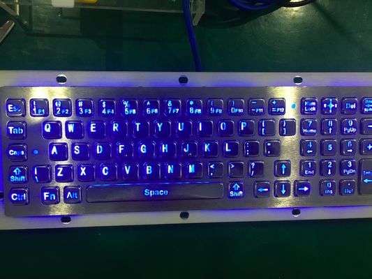 کلید 80 کلید IP65 دارای صفحه کلید فلزی صنعتی با کلید ماوس ردبول و صفحه کلید عددی است