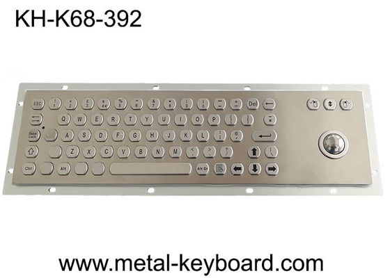 PS2 USB IP65 Industrial PC Keyboard، Stock Trading 25mm Laser Trackball Keyboard