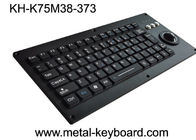 USB PS2 Metal 75 Keys Keyboard Silicone Keyboard Silicone With Trackball
