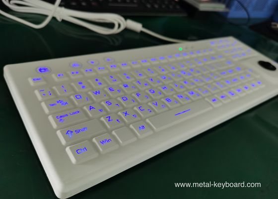 صفحه کلید سیلیکونی لاستیکی PS2 دارای نور پس زمینه مقاوم با ماوس Trackball