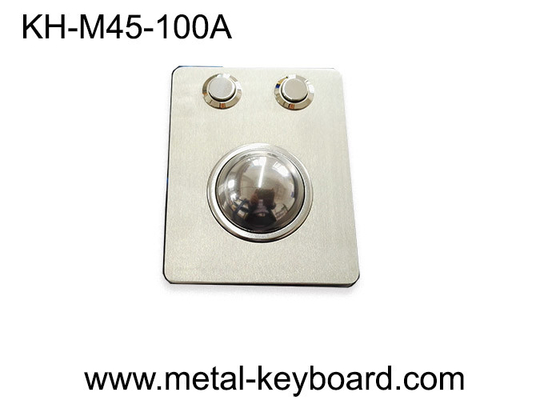 پانل ضد آب نصب شده ماوس صنعتی Trackball Mouse W / 38mm از جنس استیل ضد زنگ