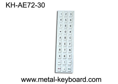 30 کلید IP65 ضد - صفحه کلید خرابکاری Kiosk برای سیستم معدن صنعتی