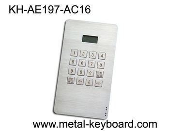 4x4 توسط ناهموار طراحی صفحه کلید فلزی با 16 کلید برای سیستم کنترل دسترسی